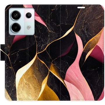 

iSaprio flip pouzdro Gold Pink Marble 02 pro Xiaomi Redmi Note 13 Pro 5G / Poco X6 5G