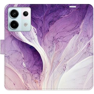 

iSaprio flip pouzdro Purple Paint pro Xiaomi Redmi Note 13 Pro+ 5G