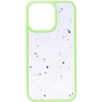 

iWill Clear Glitter Star Phone Case pro iPhone 13 Pro Green
