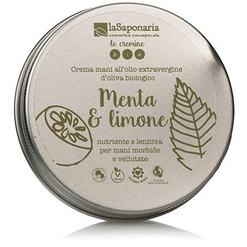 

laSaponaria Krém na ruce s mátou a citrónem BIO, 60 ml