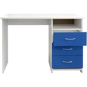 

IDEA nábytek Psací stůl 44 modrý/bílý