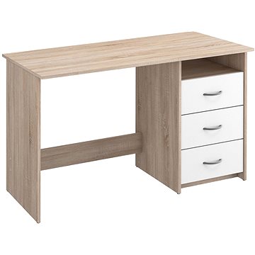 

IDEA nábytek Psací stůl dub/perleťově bílý