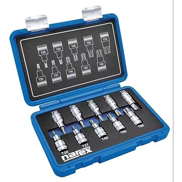

NAREX 443000961 Sada hlavic 1/2" zástrčných TORX
