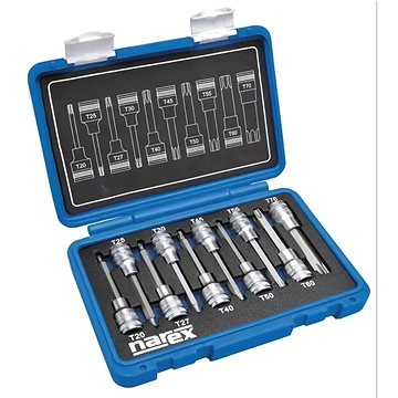 

NAREX 443000962 Sada hlavic 1/2" zástrčných TORX
