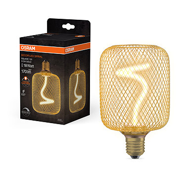 

OSRAM spirálové LED stropní svítidlo E27 SQUARE, laditelná teplá bílá