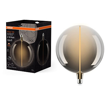 

OSRAM kouřová LED žárovka E27 4.8W VINTAGE GLOBE, teplá bílá