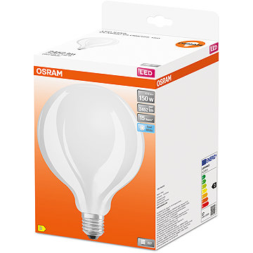 

OSRAM velká LED žárovka E27 17 W STAR CLASSIC GLOBE, studená bílá