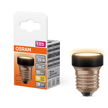 

OSRAM plochá LED žárovka 3.5W E27 STAR, teplá bílá