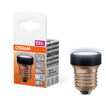 

OSRAM plochá LED žárovka 3.5W E27 STAR, studená bílá