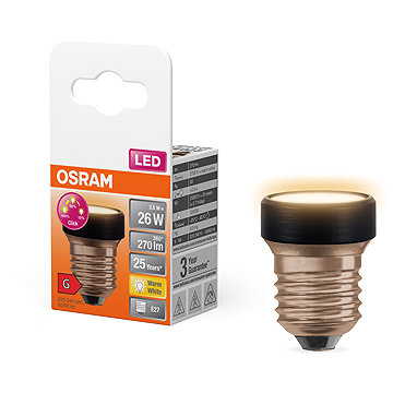 

OSRAM plochá LED žárovka stmívatelná 3.5W E27 STAR, teplá bílá