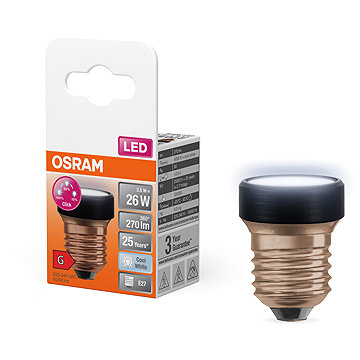

OSRAM plochá LED žárovka stmívatelná 3.5W E27 STAR, studená bílá