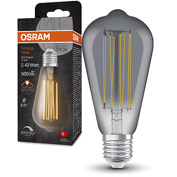 

OSRAM stmívatelná LED žárovka E27 11 W VINTAGE EDISON, teplá bílá