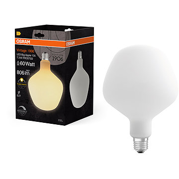 

OSRAM matná LED žárovka E27 7.3W VINTAGE BIG APPLE, teplá bílá