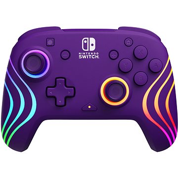 PDP Pad Wireless Afterglow Wave - Purple - Nintendo Switch