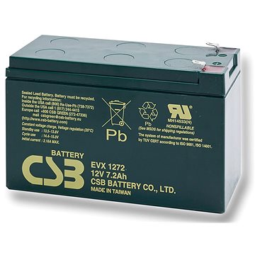 

CSB EVX1272, baterie 12V, 7,2Ah
