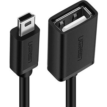 Ugreen Mini USB (M) to USB 2.0 (F) OTG Cable Gray 0.1m - Datový kabel