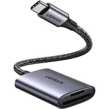 

UGREEN USB-C to SD/TF Memory Card Reader Alu Case