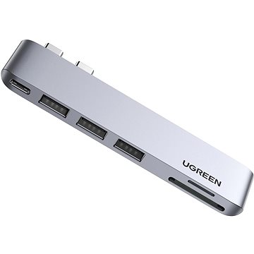 

UGREEN 6-in-2 USB-C To 3*USB 3.0 / SD+TF / PD Converter for Mac