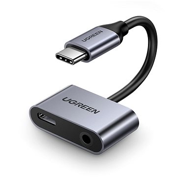 

UGREEN Type C Male To 3.5mm Audio+ Type C Female Adapter