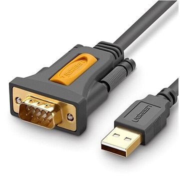 

Ugreen USB 2.0 to RS-232 COM Port DB9 (M) Adapter Cable Black 1.5m