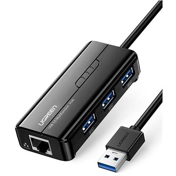 Ugreen USB-A Hub to Ethernet + 3 x USB-A 3.0 - USB Hub
