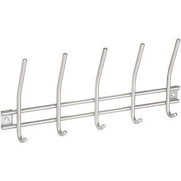 

WALTECO Věšáková lišta 380x165mm 5 háčků, nerez