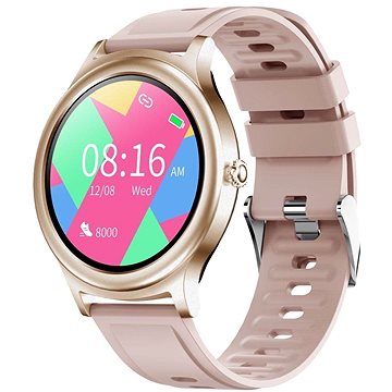 WowME Roundwatch růžové - Chytré hodinky