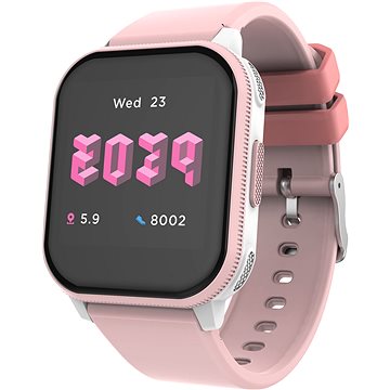 WowME Kids Play Pink/White - Chytré hodinky