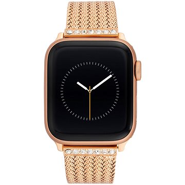 

Anne Klein Řemínek milánský tah pro Apple Watch 38mm / 40mm / 41mm růžovo zlatý