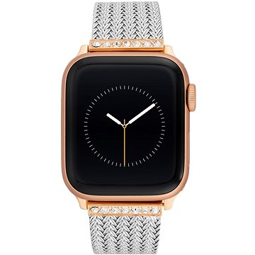 

Anne Klein Řemínek milánský tah pro Apple Watch 38mm / 40mm / 41mm stříbrný