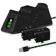 STEALTH Twin Charging Dock + Battery Packs - Black - Xbox - Dobíjecí stanice