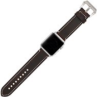 Eternico Leather Band 2 pro Apple Watch 38mm / 40mm / 41mm šedý - Řemínek