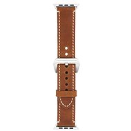 Eternico Leather Band 2 pro Apple Watch 42mm / 44mm / 45mm hnědý - Řemínek
