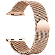 Eternico Elegance Milanese pro Apple Watch 42mm / 44mm / 45mm růžovo zlatý - Řemínek