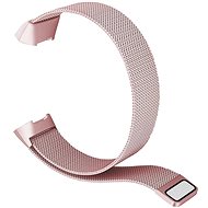 Řemínek Eternico Steel růžový (Small) pro Fitbit Charge 3 / 4