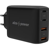 Nabíječka do sítě AlzaPower G300 GaN Fast Charge 100W černá