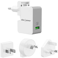 AlzaPower T200 Travel Charger bílá - Nabíječka do sítě