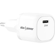 Nabíječka do sítě AlzaPower A120 Fast Charge 20W bílá - Nabíječka do sítě