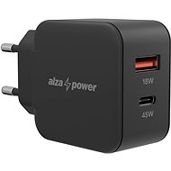Nabíječka do sítě AlzaPower A145 Fast Charge 45W černá