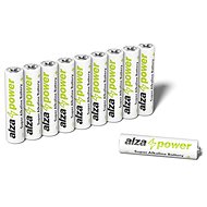 Jednorázová baterie AlzaPower Super Alkaline LR03 (AAA) 10ks v eko-boxu - Jednorázová baterie