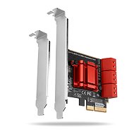 AXAGON PCES-SA6, 6x internal SATA 6G port, PCIe controller - Řadič