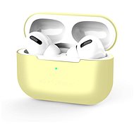 AlzaGuard Skinny Silicone Case pro AirPods Pro žluté - Pouzdro na sluchátka