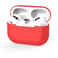 AlzaGuard Skinny Silicone Case pro AirPods Pro červené - Pouzdro na sluchátka