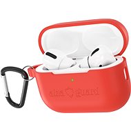 AlzaGuard Skinny Silicone Case pro Airpods Pro 2022 červené - Pouzdro na sluchátka