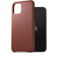 AlzaGuard Genuine Leather Case pro iPhone 11 hnědé - Kryt na mobil