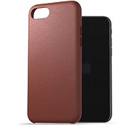 AlzaGuard Genuine Leather Case pro iPhone 7 / 8 / SE 2020 / SE 2022 hnědé - Kryt na mobil