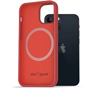 AlzaGuard Magnetic Silicone Case pro iPhone 13 Mini červené - Kryt na mobil