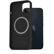 AlzaGuard Magnetic Silicone Case pro iPhone 14 černé - Kryt na mobil