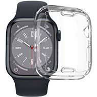 Ochranný kryt na hodinky AlzaGuard Crystal Clear TPU FullCase pro Apple Watch 45mm