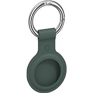 AlzaGuard Silicone Keychain for Airtag Green - AirTag Key Ring